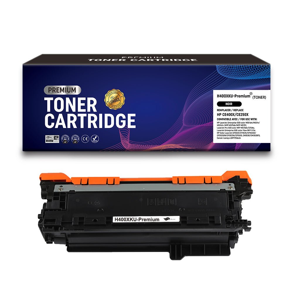 Cartouche de toner Compatible HP CE400X/CE250X Noir 11000pages - KERA FRANCE Cartouche de toner Compatible HP CE400X/CE250X Noir 11000pages - KERA FRANCE